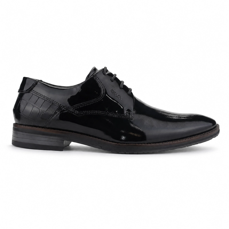 ZAPATO FERRACINI HOMBRE 3941 NEGRO CASUAL - 1