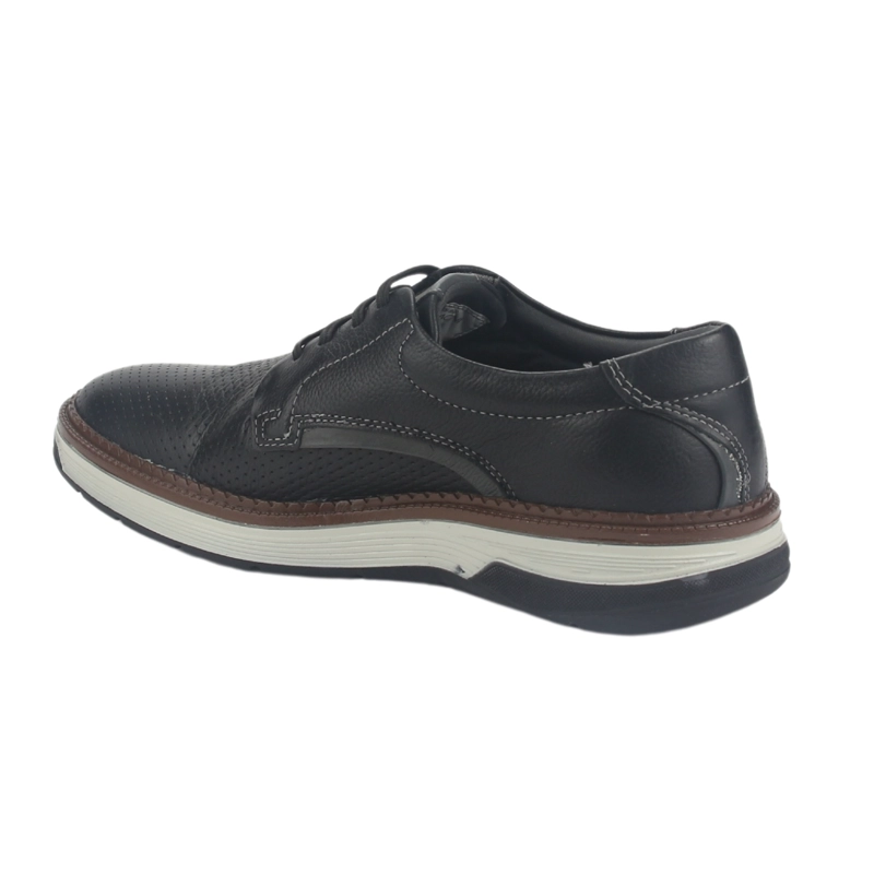 ZAPATO FERRACINI HOMBRE 4326 BLAZE NEGRO CASUAL - 4