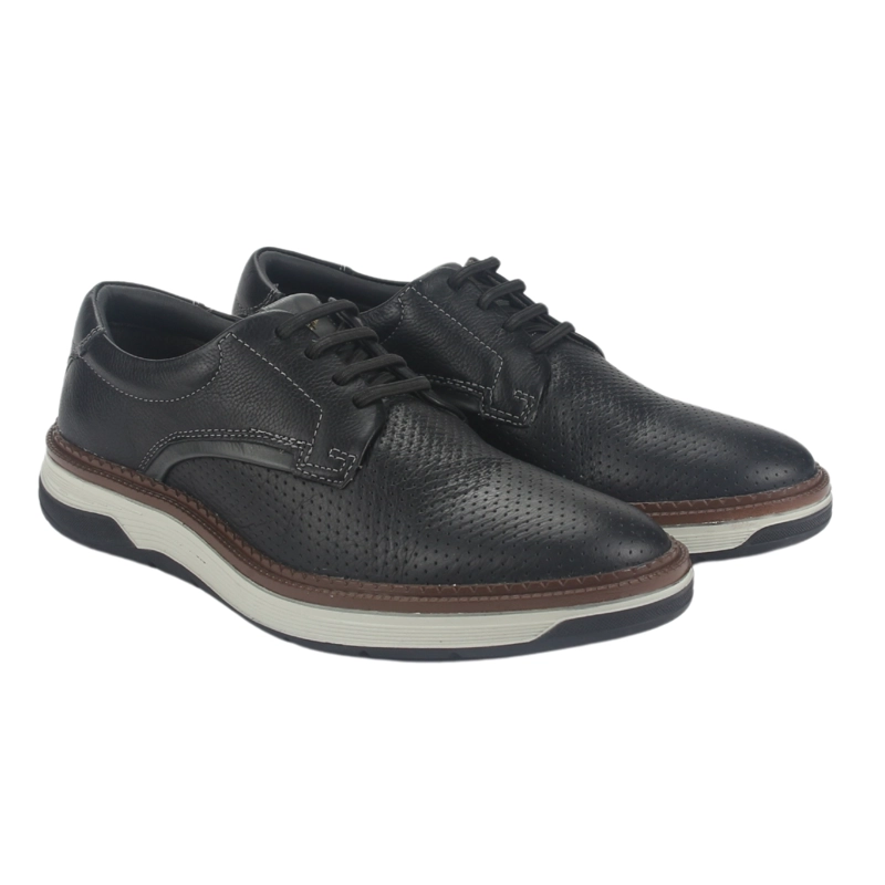 ZAPATO FERRACINI HOMBRE 4326 BLAZE NEGRO CASUAL - 5