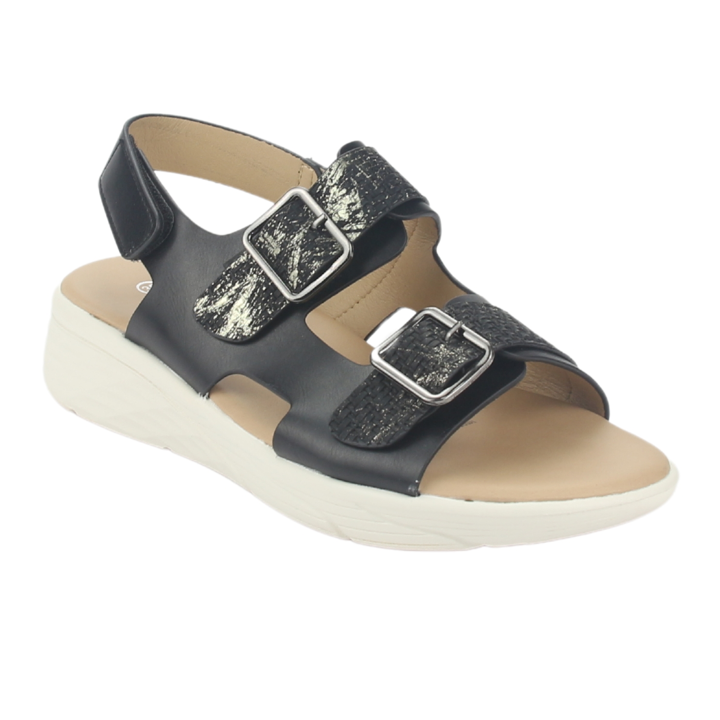 SANDALIA MUJER CHALADA NEGRO BENI-12 CASUAL - 3