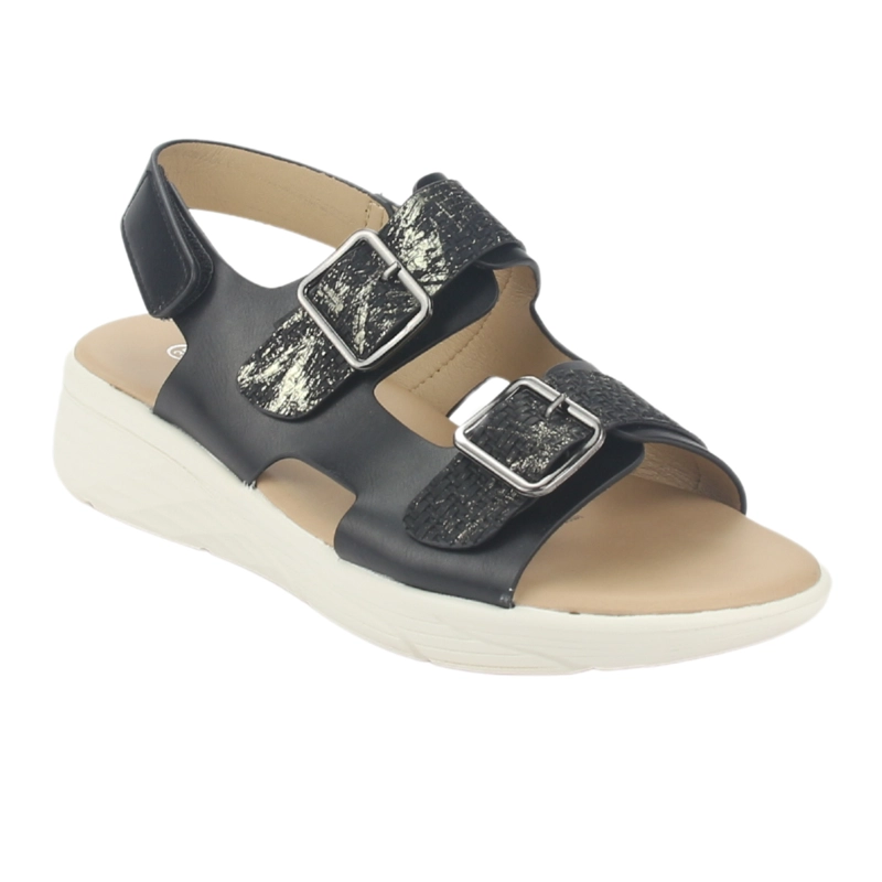 SANDALIA MUJER CHALADA NEGRO BENI-12 CASUAL - 3
