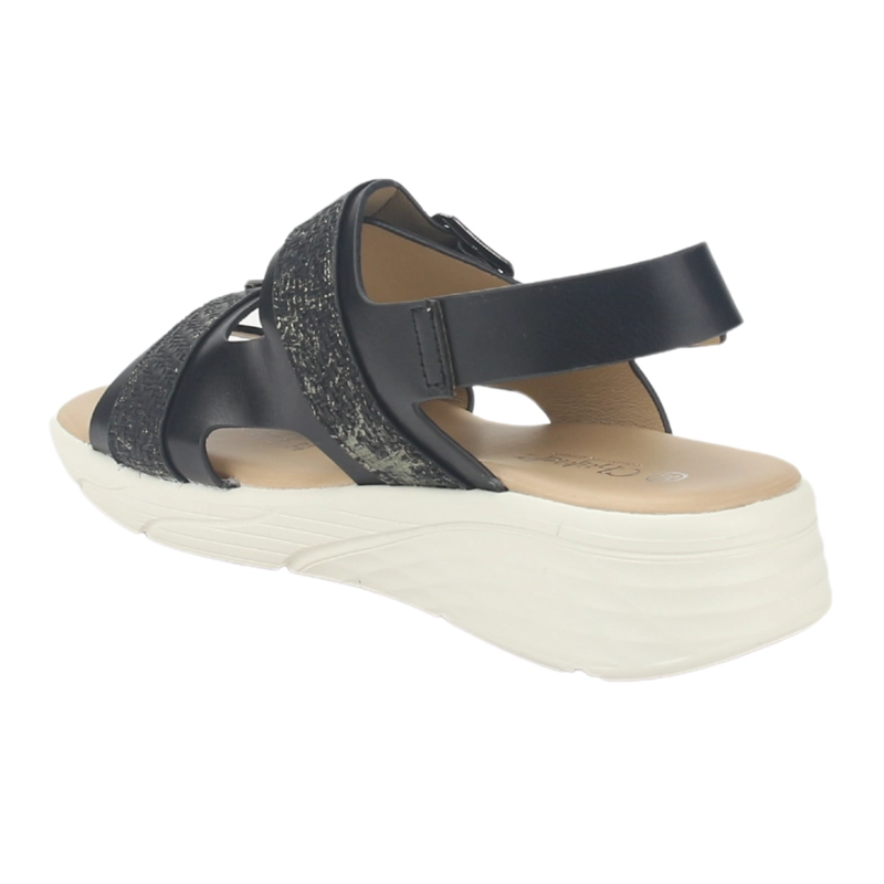 SANDALIA MUJER CHALADA NEGRO BENI-12 CASUAL - 4
