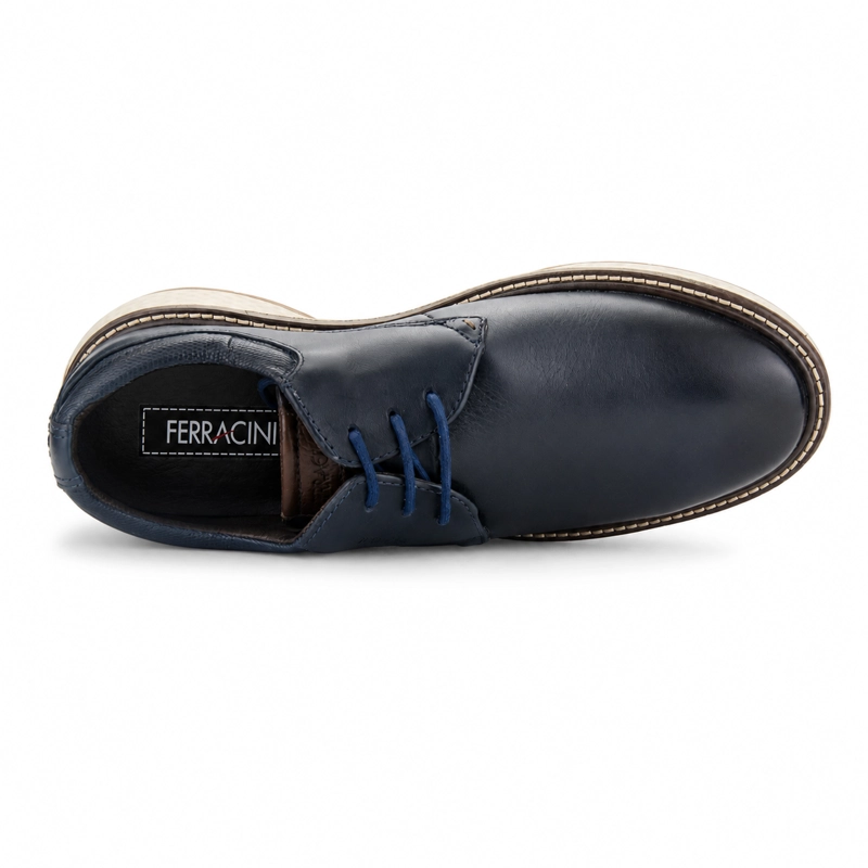 ZAPATO FERRACINI HOMBRE 3301 PLAY AZUL MARINO CASUAL - 5