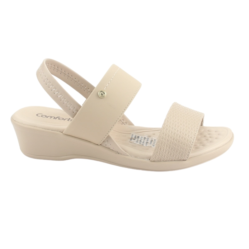 SANDALIA COMFORTFLEX MUJER 2472403 BEIGE CASUAL - 1