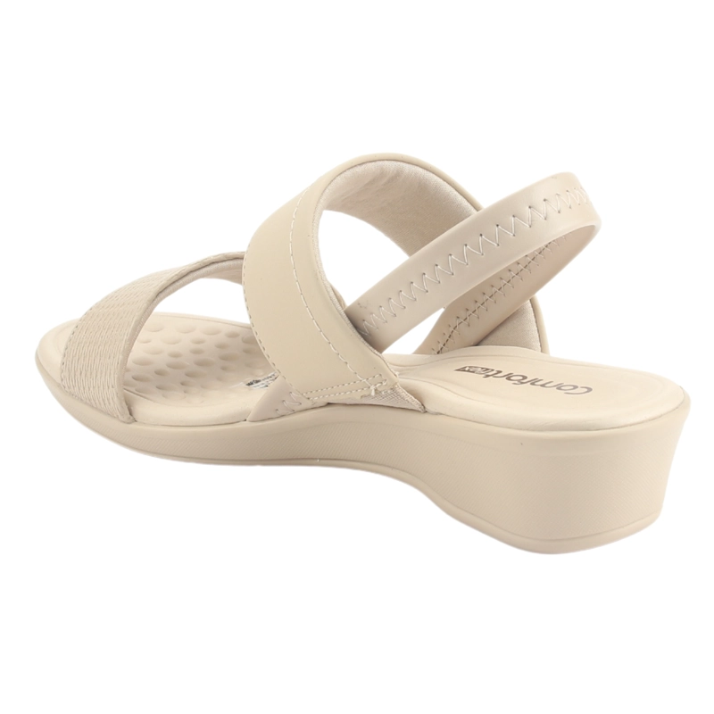 SANDALIA COMFORTFLEX MUJER 2472403 BEIGE CASUAL - 4