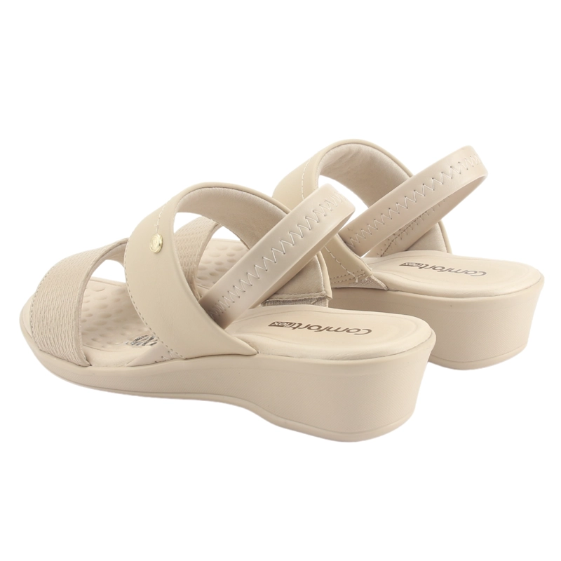 SANDALIA COMFORTFLEX MUJER 2472403 BEIGE CASUAL - 6