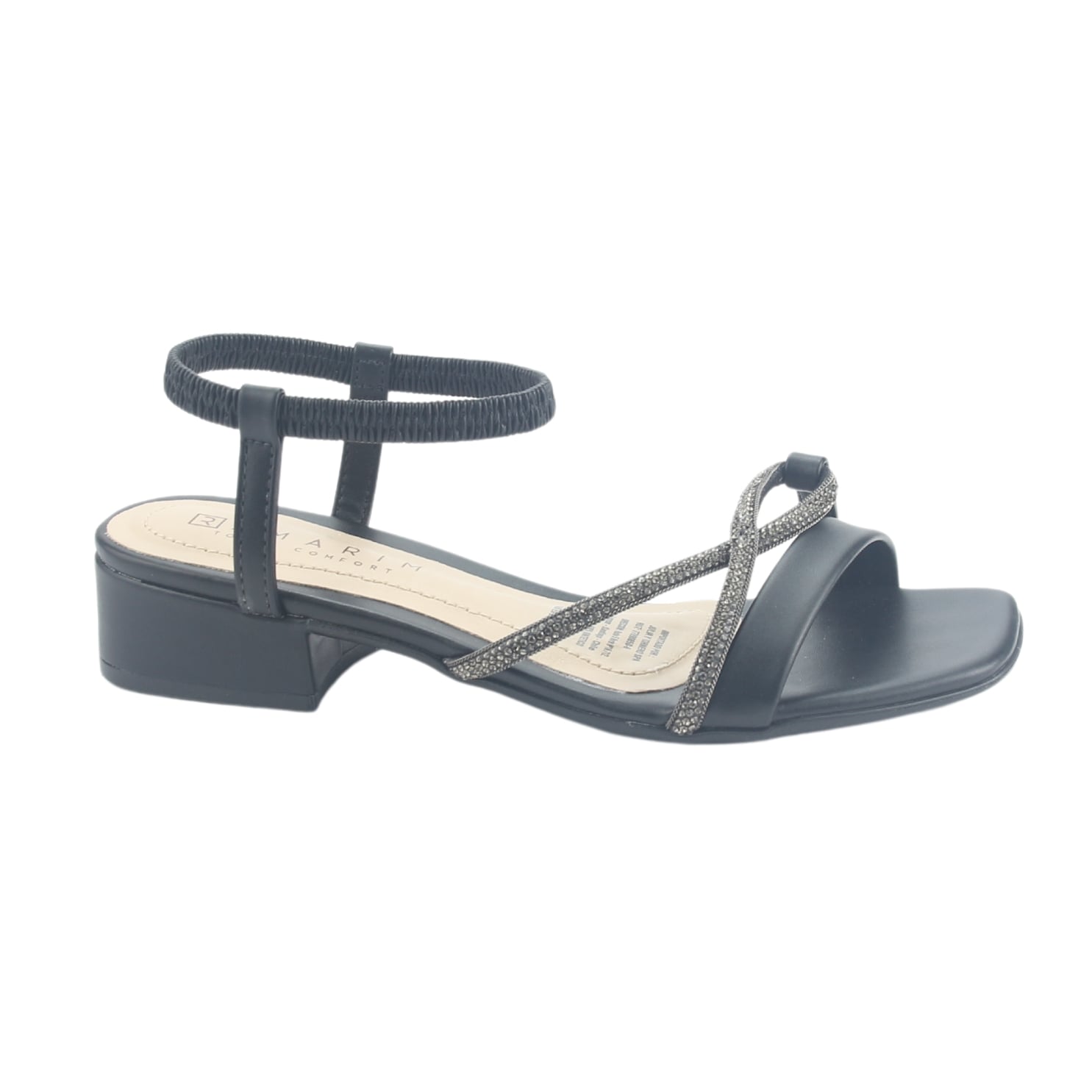 SANDALIA RAMARIM MUJER 2448201 NEGRO CASUAL - 1