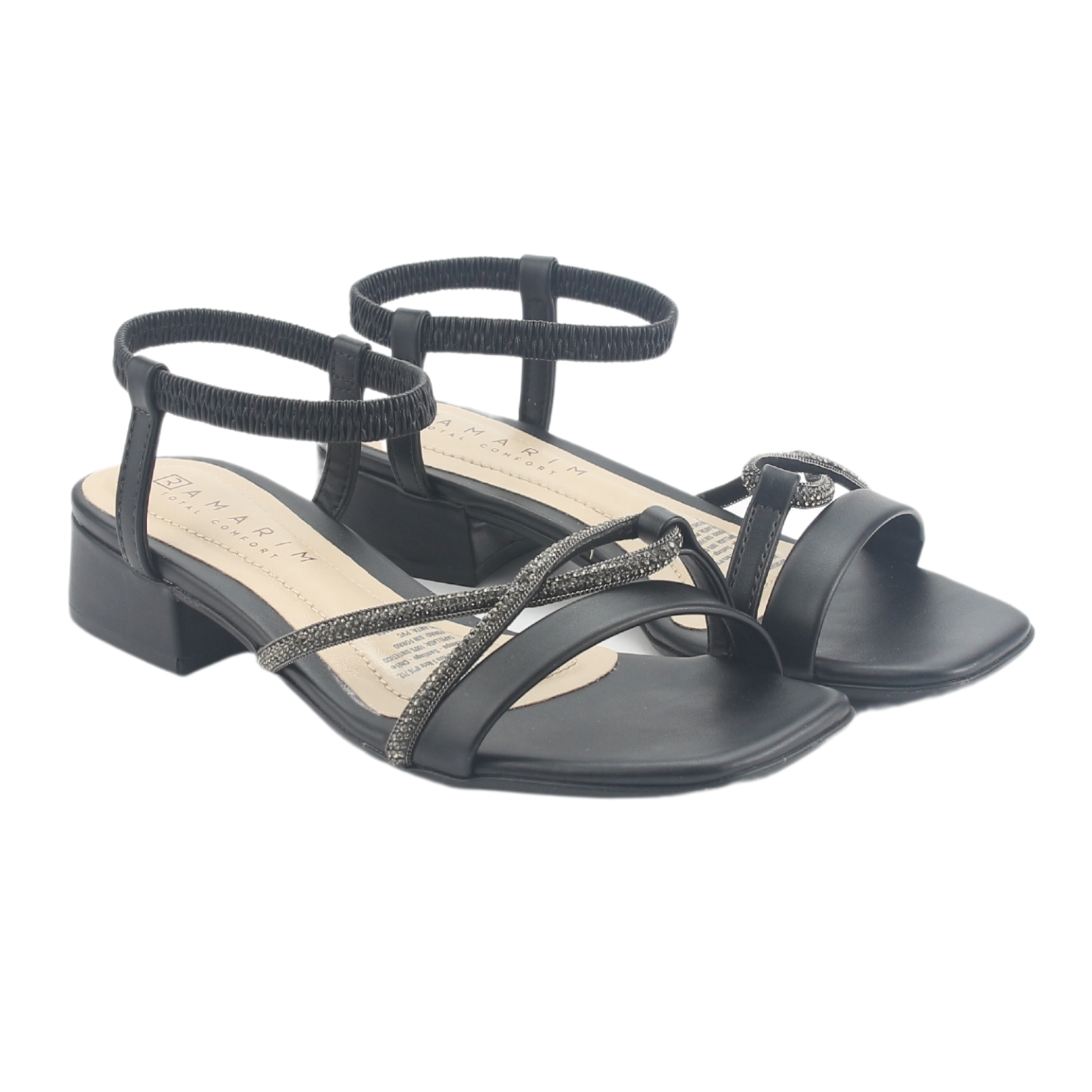 SANDALIA RAMARIM MUJER 2448201 NEGRO CASUAL - 5
