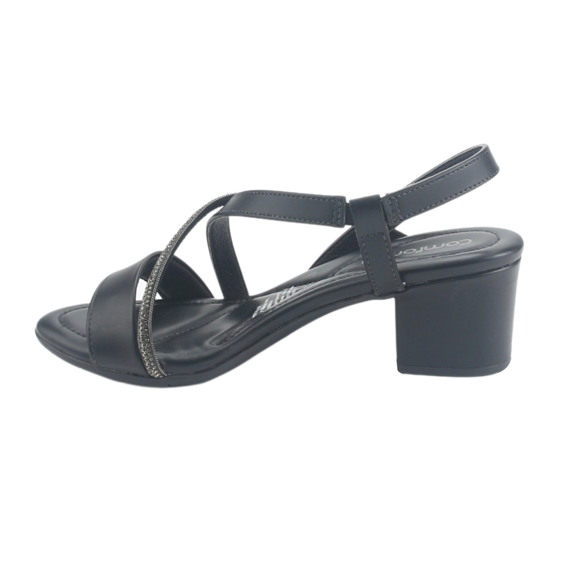 SANDALIA COMFORTFLEX MUJER 2457404 NEGRO CASUAL - 2