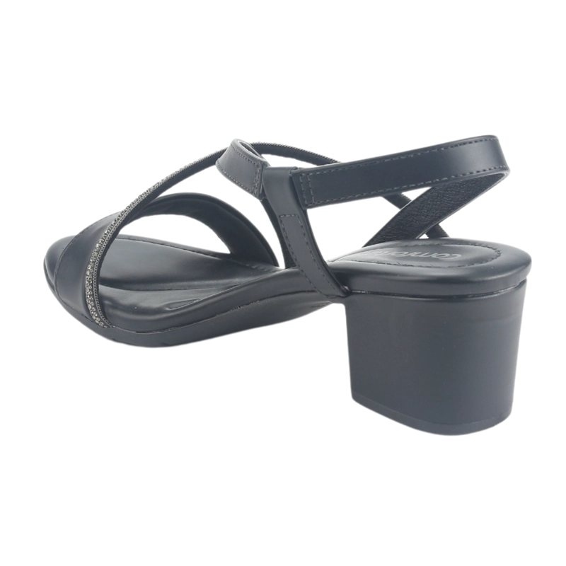 SANDALIA COMFORTFLEX MUJER 2457404 NEGRO CASUAL - 4