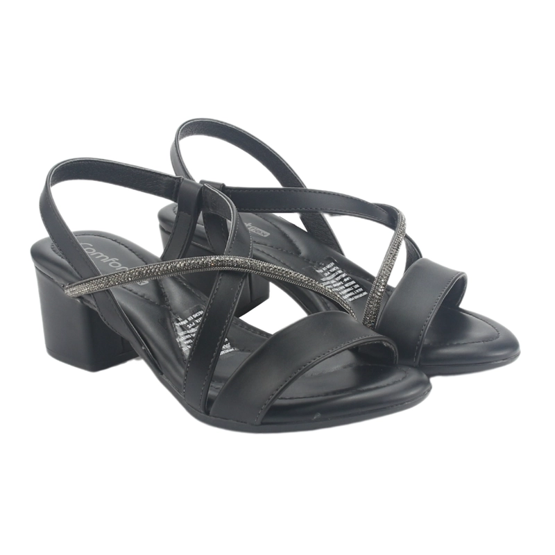 SANDALIA COMFORTFLEX MUJER 2457404 NEGRO CASUAL - 5