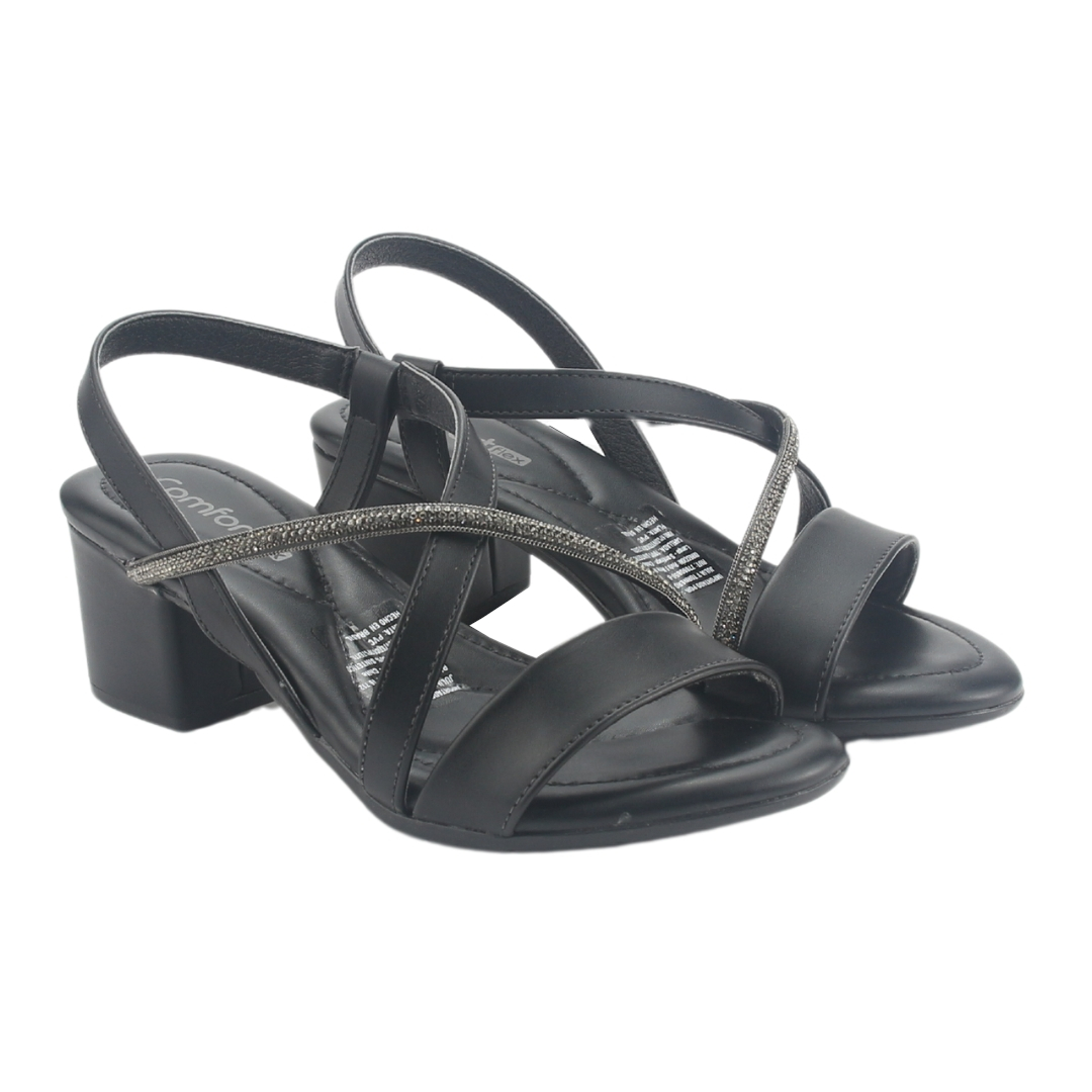 SANDALIA COMFORTFLEX MUJER 2457404 NEGRO CASUAL - 5