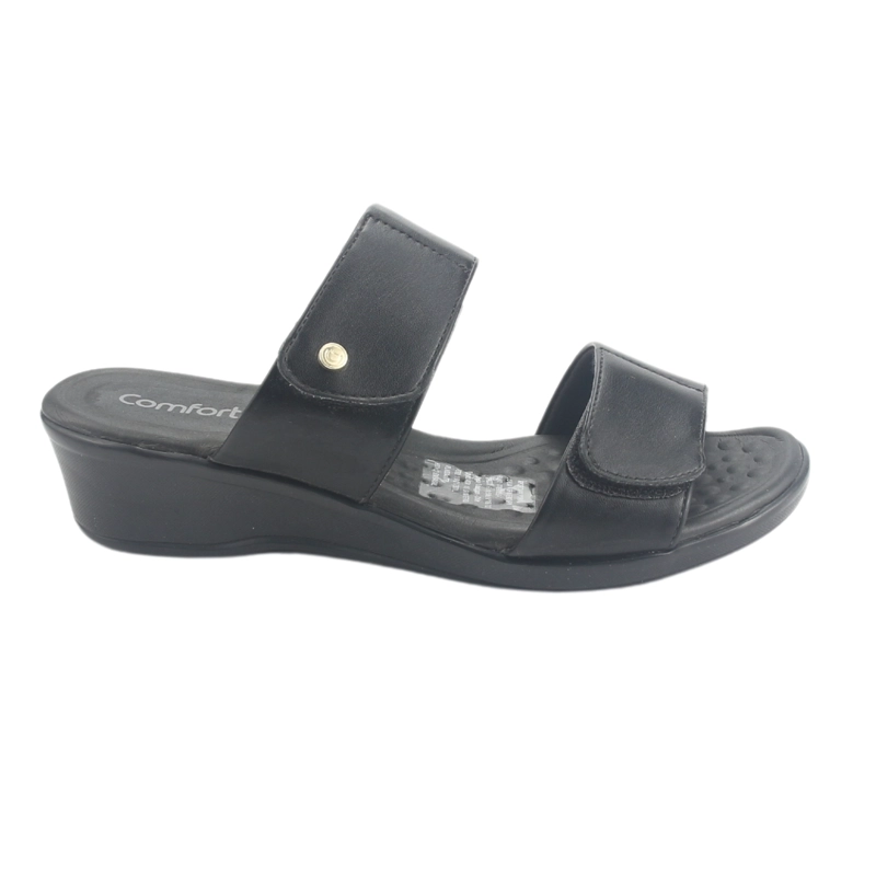 SANDALIA COMFORTFLEX MUJER 2472402 NEGRO CASUAL - 1