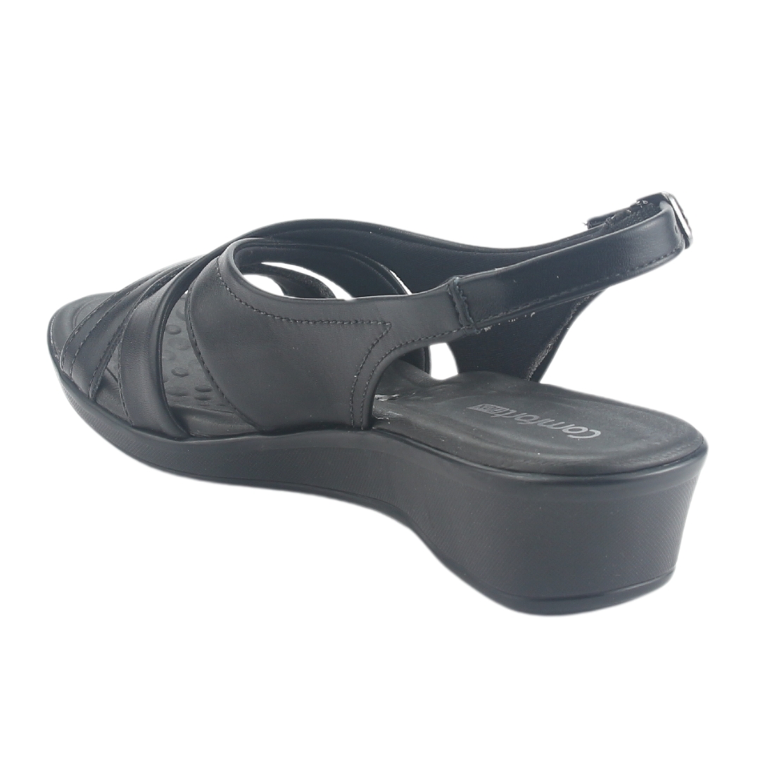 SANDALIA COMFORTFLEX MUJER 2472405 NEGRO CASUAL - 3