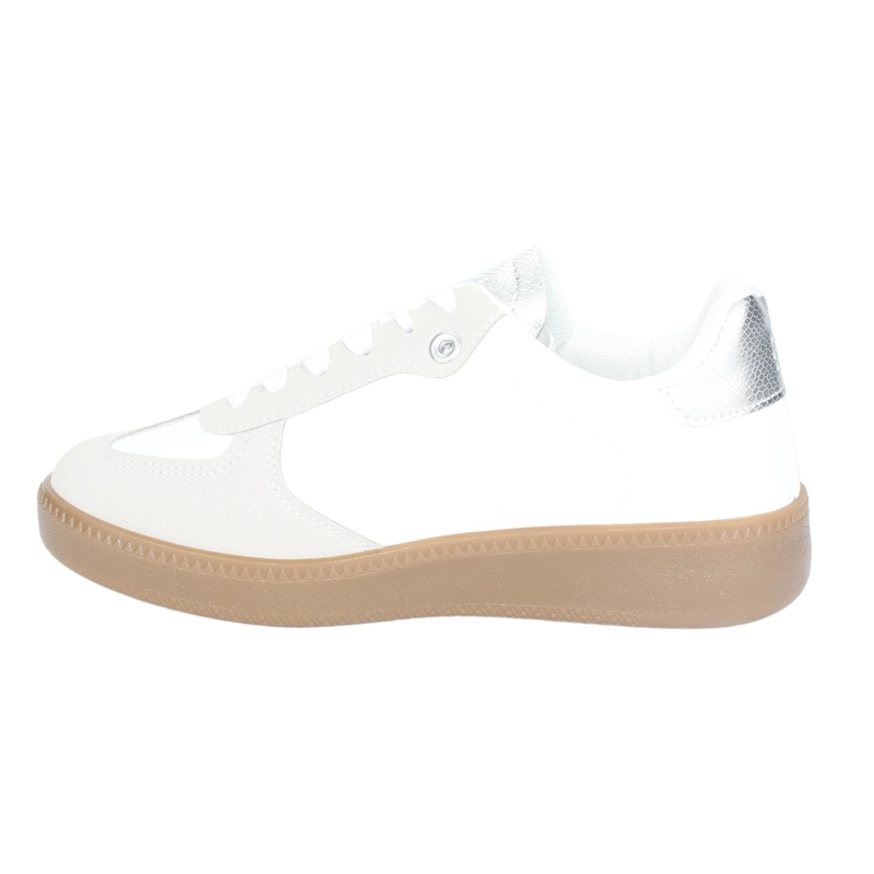 ZAPATILLA CHALADA MUJER ANTU-2 BLANCO PLATA URBANO - 2