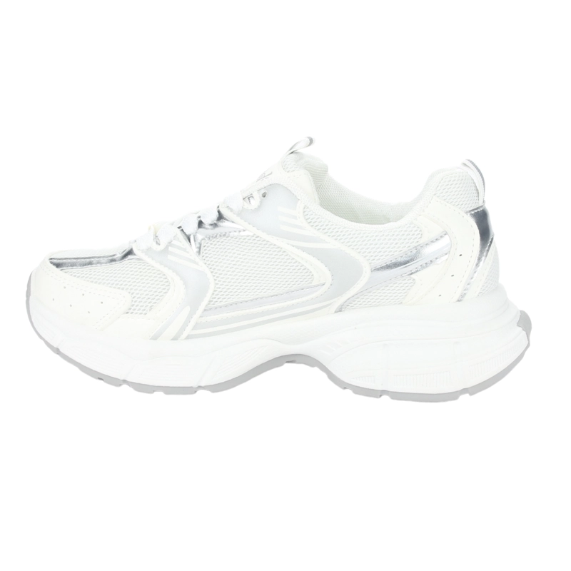 ZAPATILLA CHALADA MUJER NEW-5 BLANCO PLATA URBANO - 2