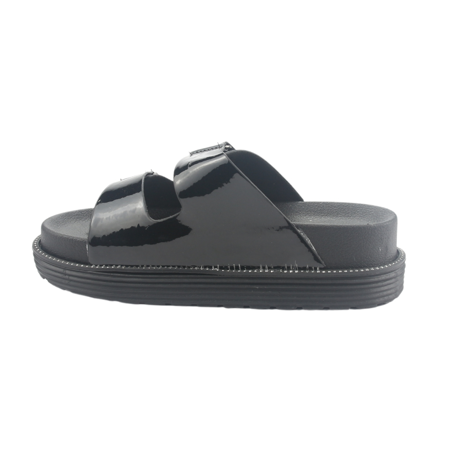 SANDALIA CHALADA MUJER BORA-10 NEGRO CASUAL - 2