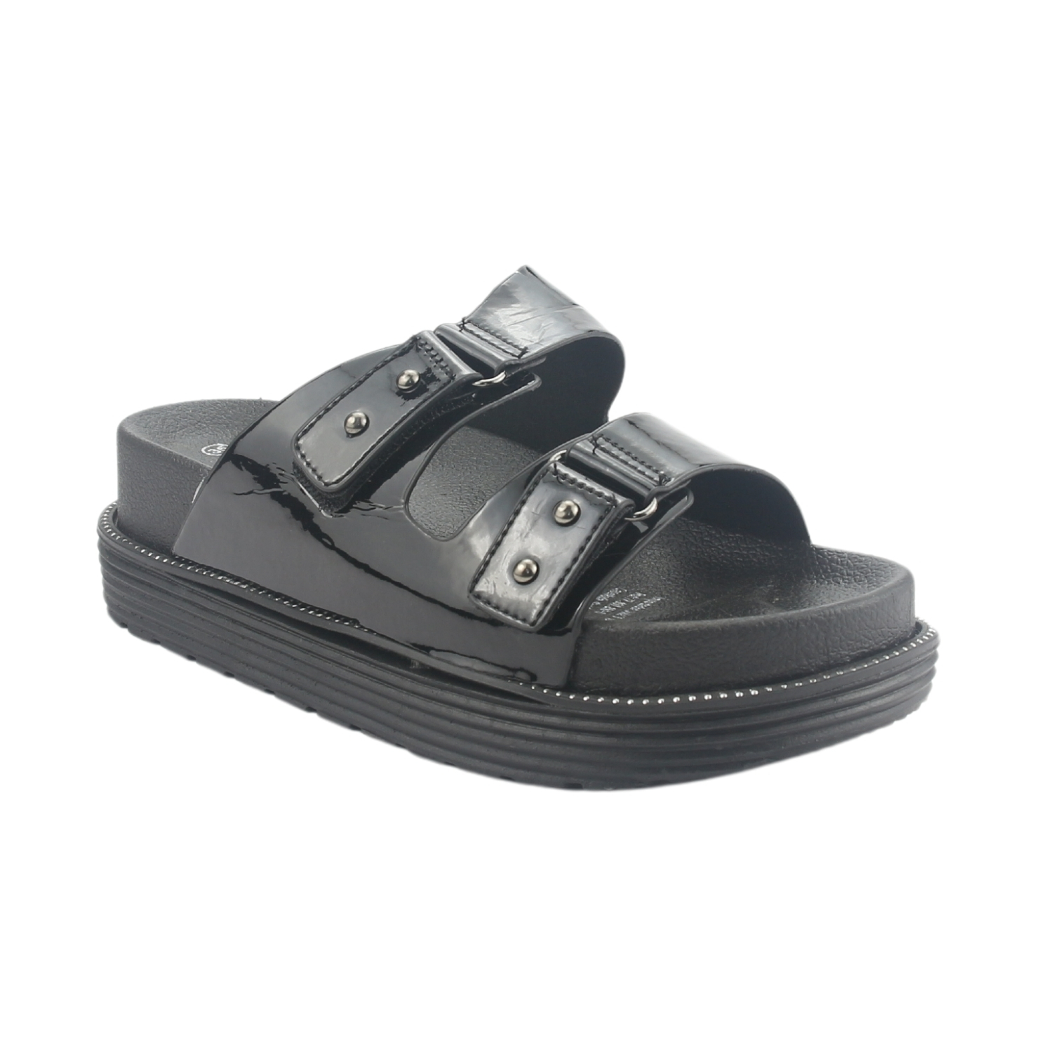 SANDALIA CHALADA MUJER BORA-10 NEGRO CASUAL - 3