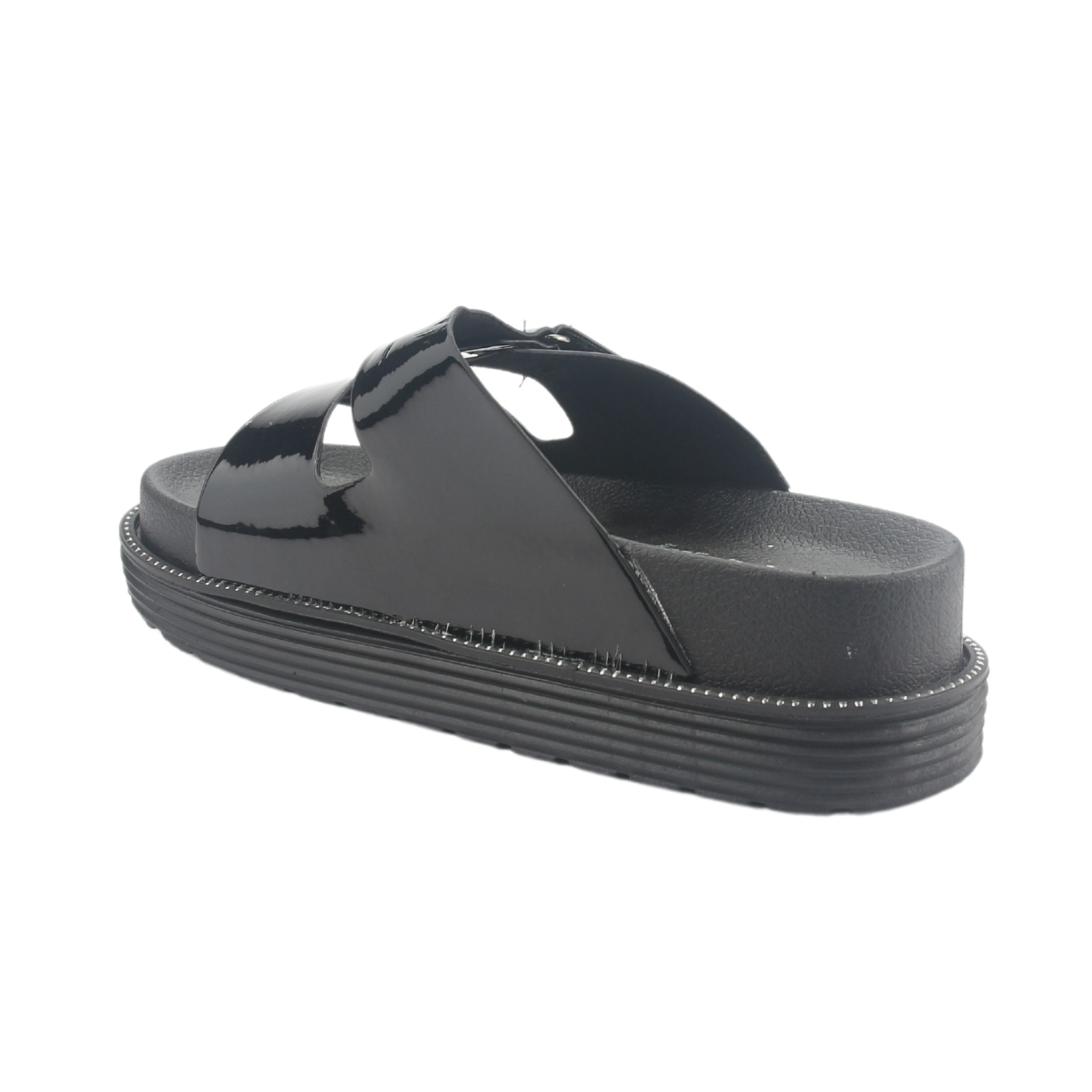 SANDALIA CHALADA MUJER BORA-10 NEGRO CASUAL - 4