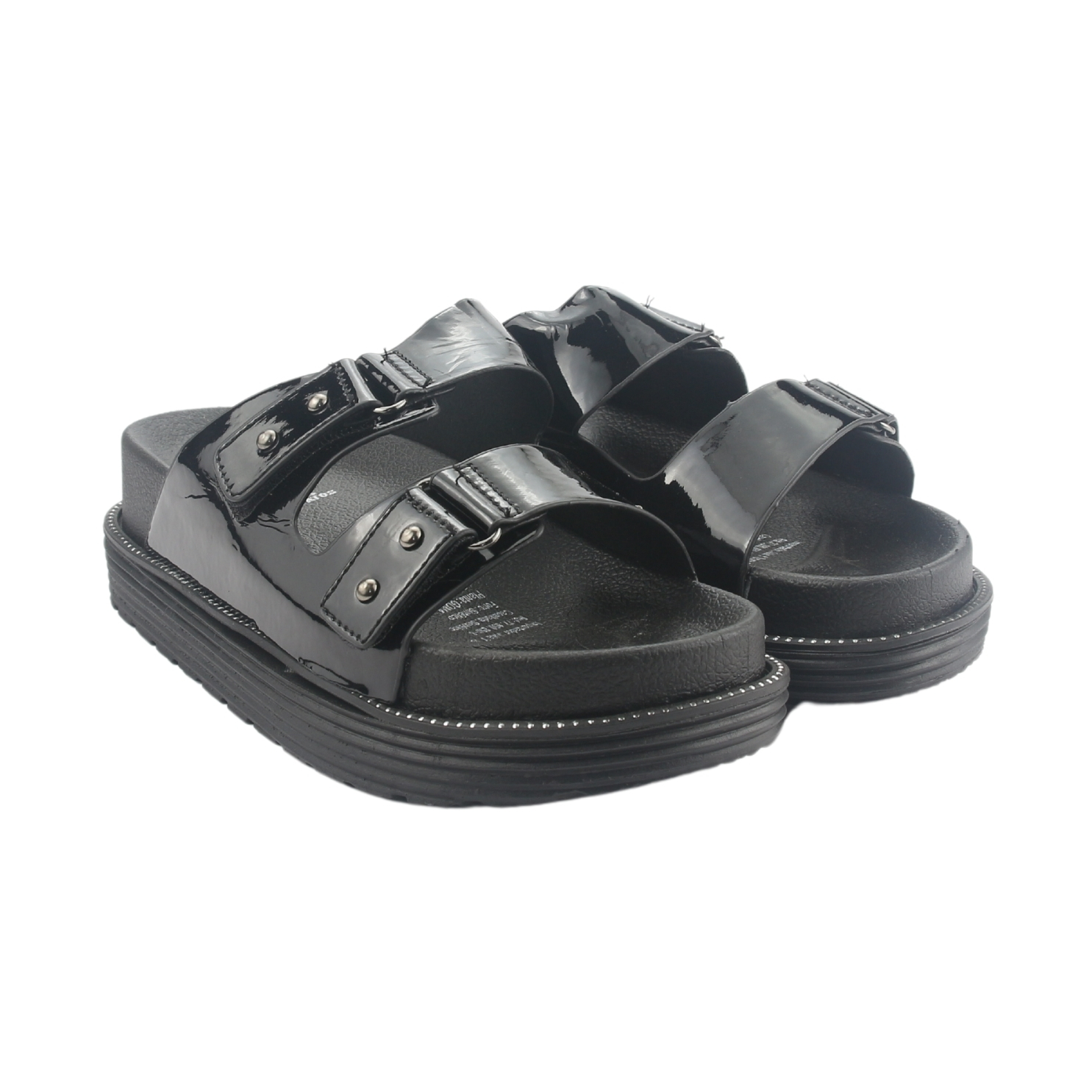 SANDALIA CHALADA MUJER BORA-10 NEGRO CASUAL - 5