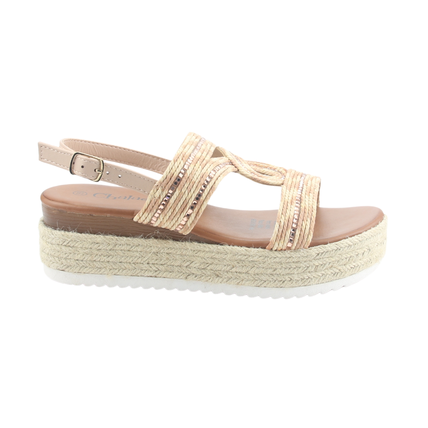 SANDALIA CHALADA MUJER CUNA-1 ROSADO CASUAL - 1