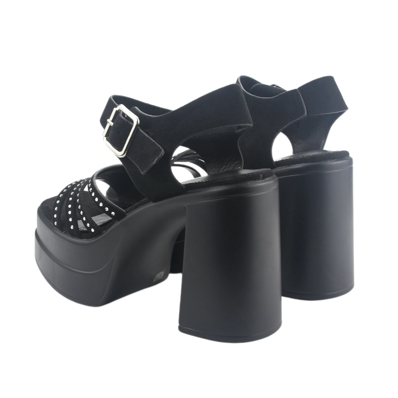 SANDALIA CHALADA MUJER VIZZE-2 NEGRO CASUAL - 6