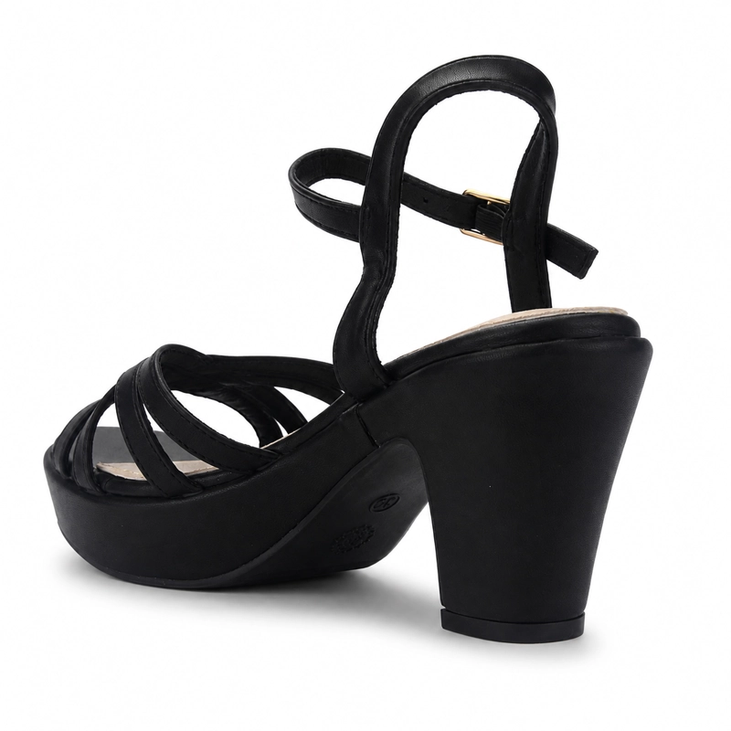 SANDALIA NEGRO MUJER CASUAL CHALADA NOTINO - 4