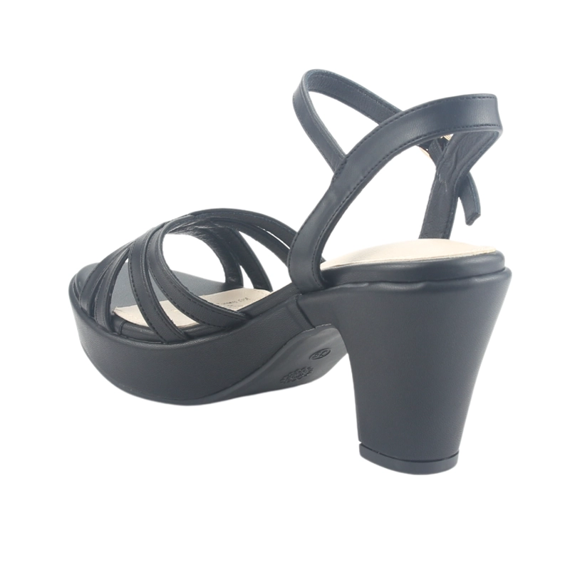 SANDALIA NEGRO MUJER CASUAL CHALADA NOTINO - 4