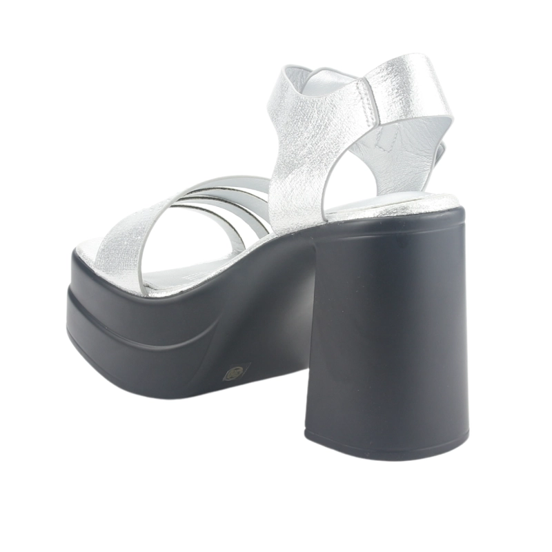 SANDALIA CHALADA MUJER VIZZE-2 PLATEADO CASUAL - 4