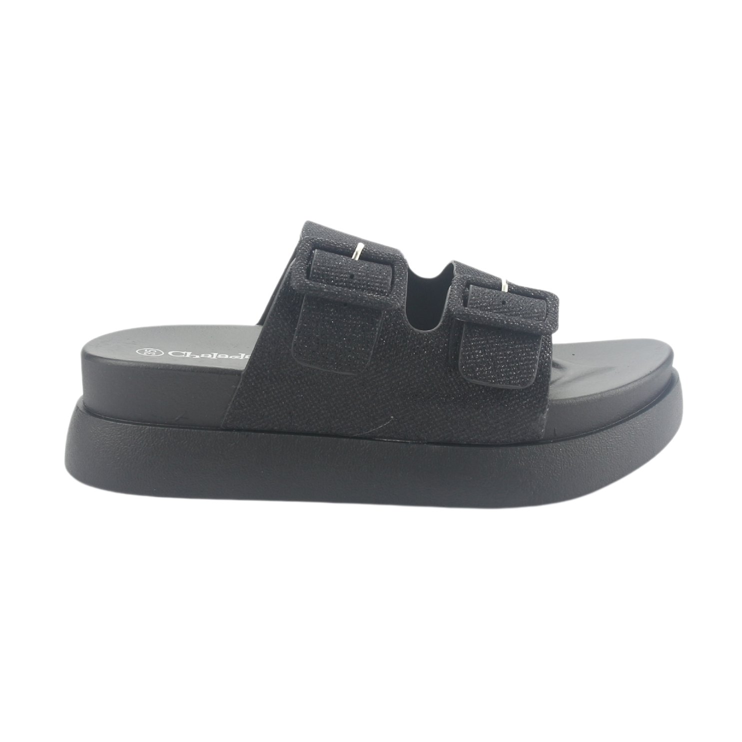 SANDALIA CHALADA MUJER BORA-20 NEGRO CASUAL - 1