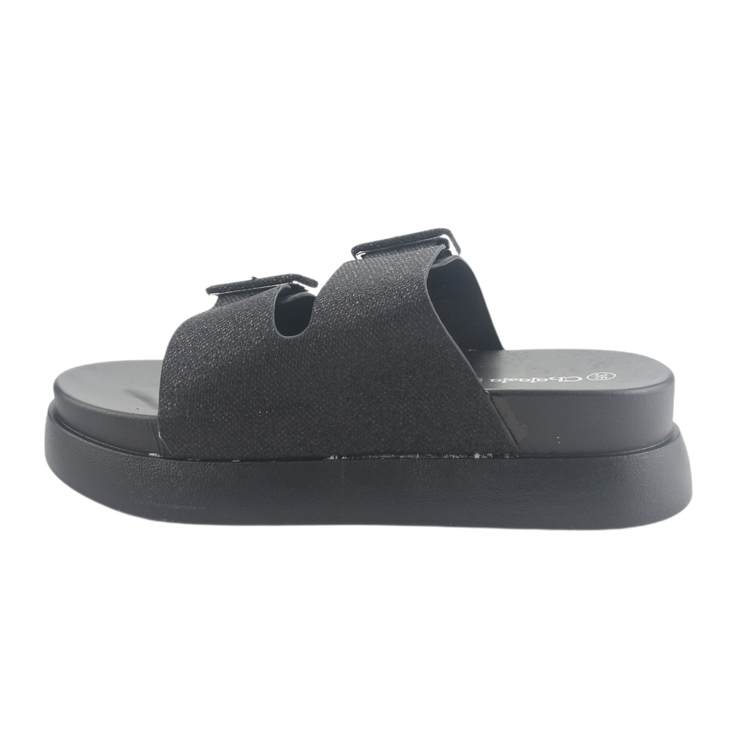 SANDALIA CHALADA MUJER BORA-20 NEGRO CASUAL - 2