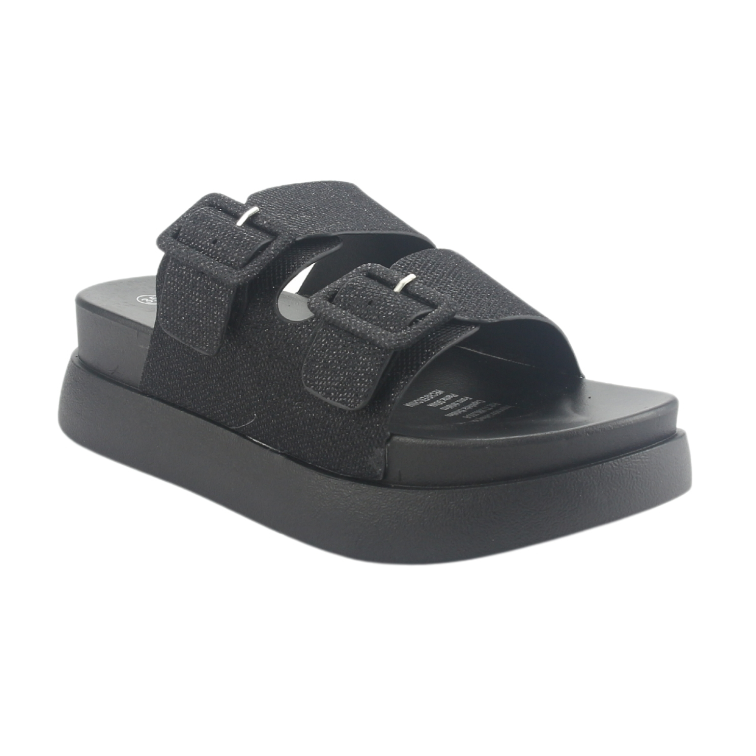 SANDALIA CHALADA MUJER BORA-20 NEGRO CASUAL - 3