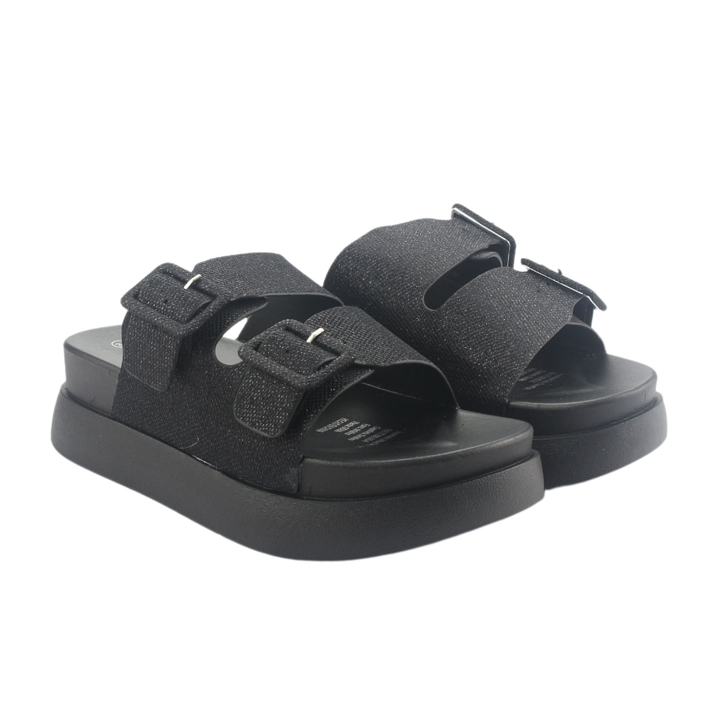 SANDALIA CHALADA MUJER BORA-20 NEGRO CASUAL - 5