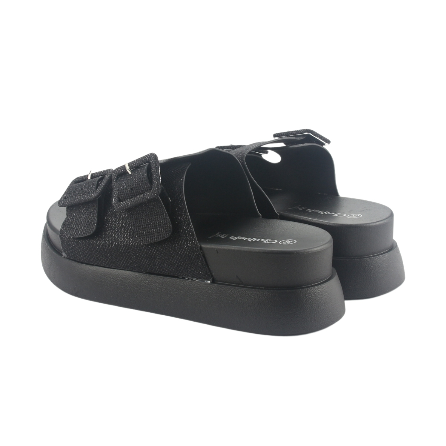 SANDALIA CHALADA MUJER BORA-20 NEGRO CASUAL - 6