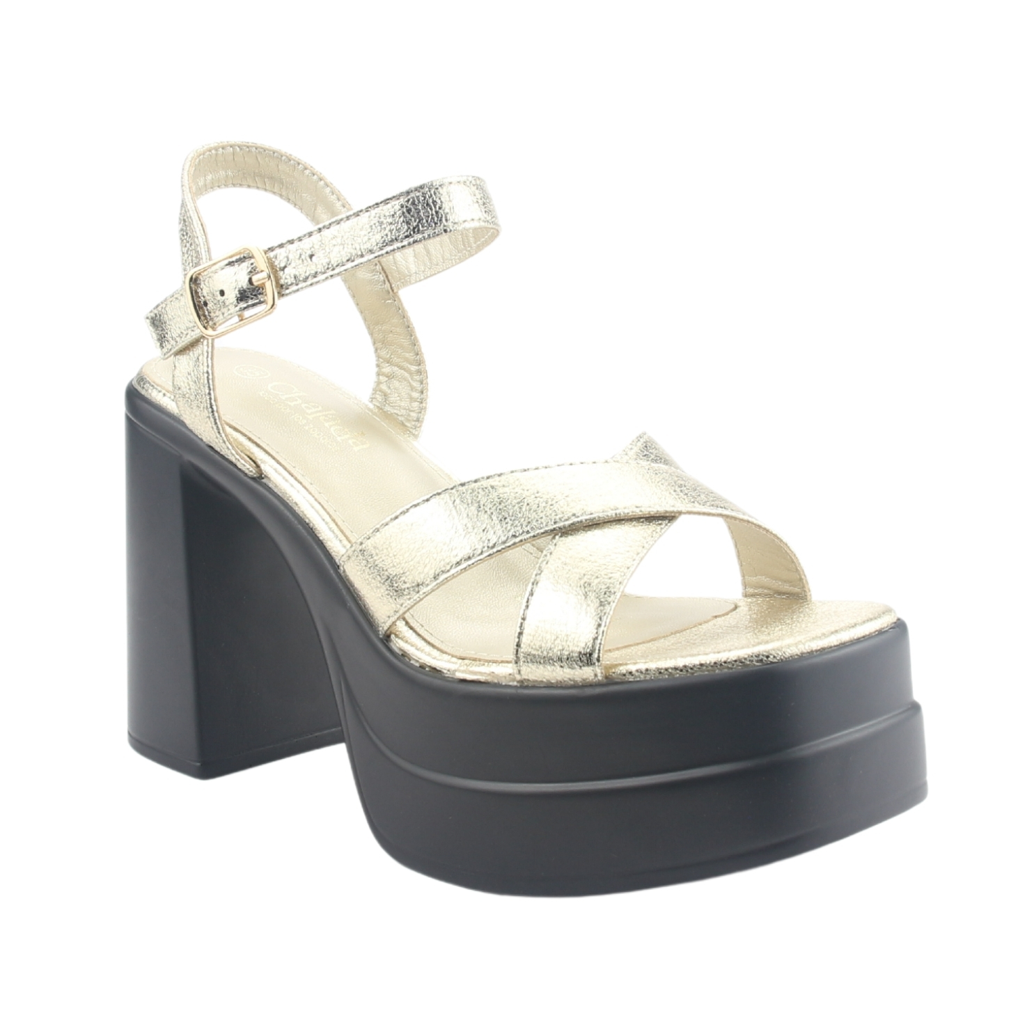 SANDALIA CHALADA MUJER VIZZE-1 DORADO CASUAL - 3