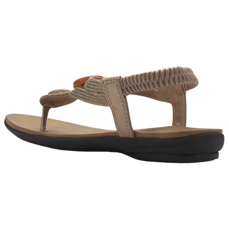 SANDALIA CHALADA MUJER ANATOMIC78 DORADO CASUAL - 4