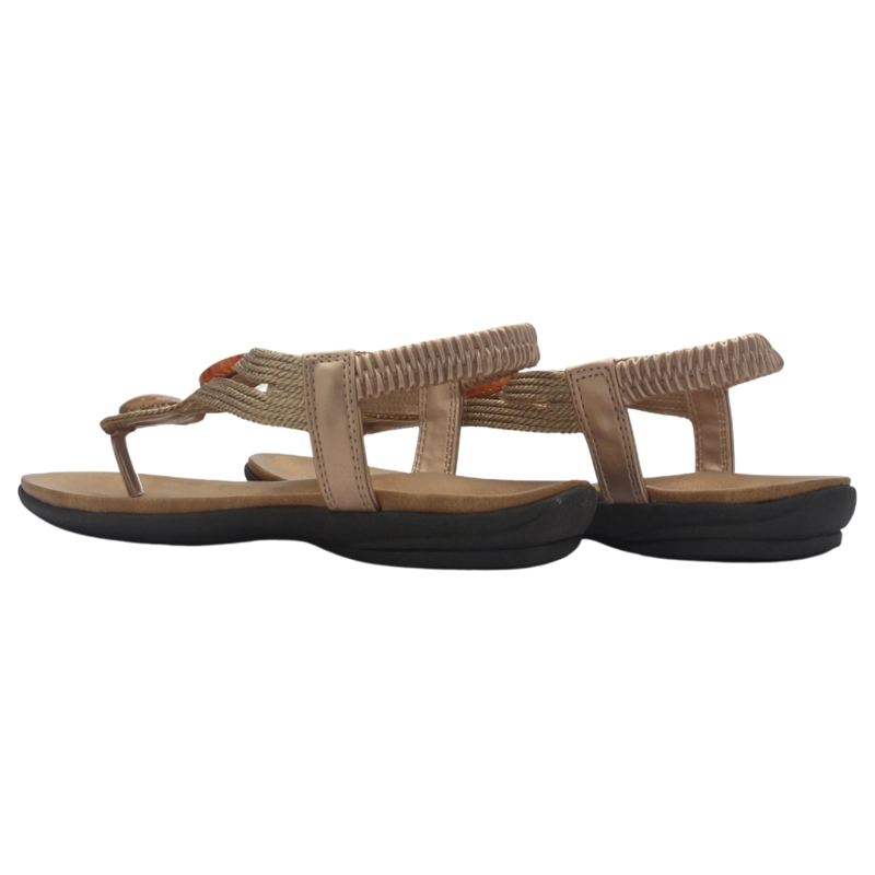 SANDALIA CHALADA MUJER ANATOMIC78 DORADO CASUAL - 6