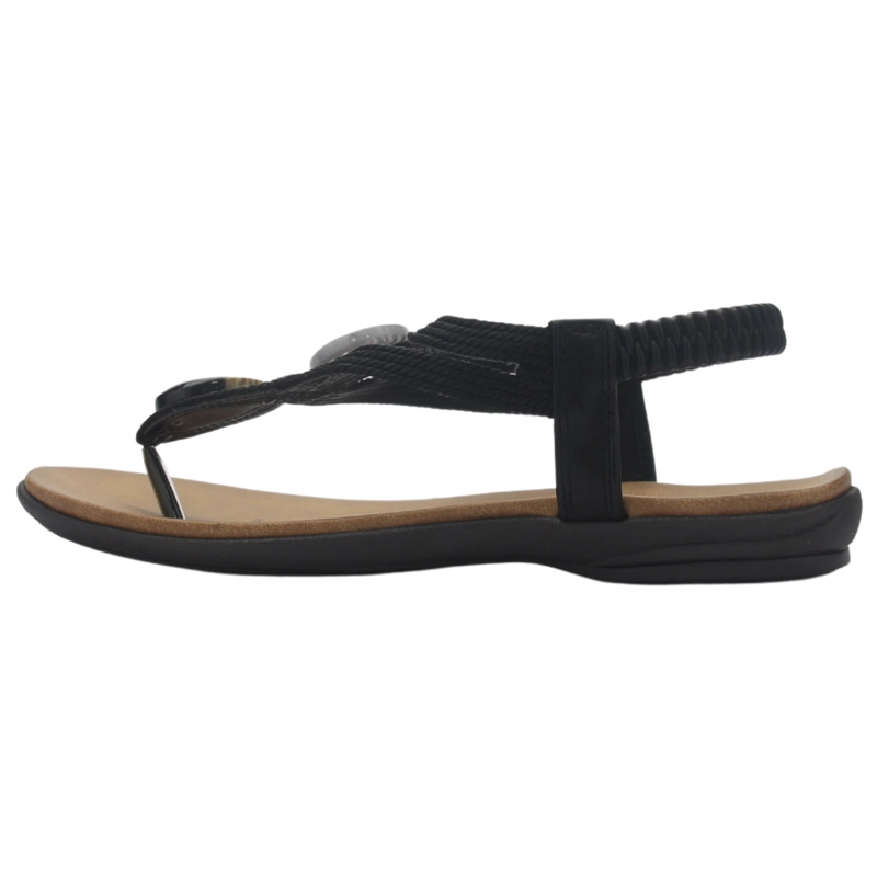 SANDALIA CHALADA MUJER ANATOMIC78 NEGRO CASUAL - 2