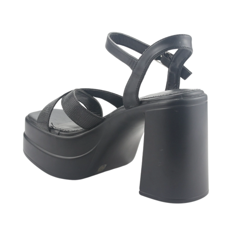 SANDALIA CHALADA MUJER VIZZE-1 NEGRO CASUAL - 4