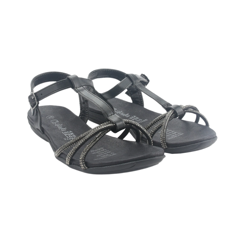 SANDALIA CHALADA MUJER ANATOMIC80 NEGRO CASUAL - 5