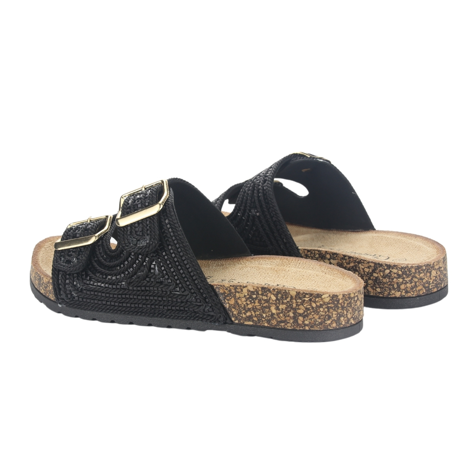 SANDALIA CHALADA MUJER DACIA-4 NEGRO CASUAL - 6
