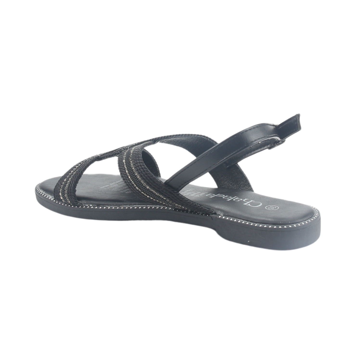 SANDALIA CHALADA MUJER ALKI-10 NEGRO CASUAL - 4