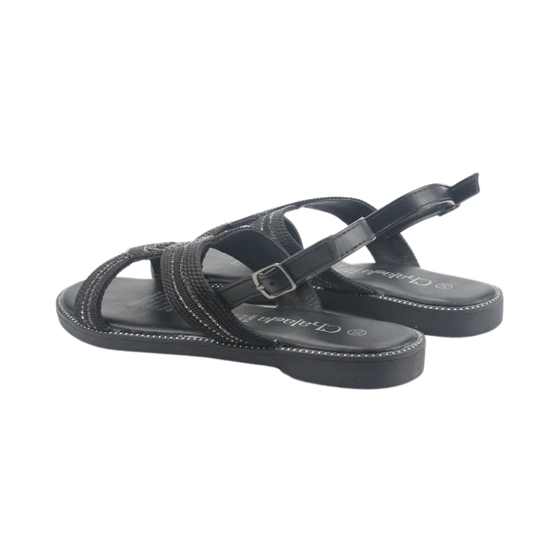 SANDALIA CHALADA MUJER ALKI-10 NEGRO CASUAL - 6