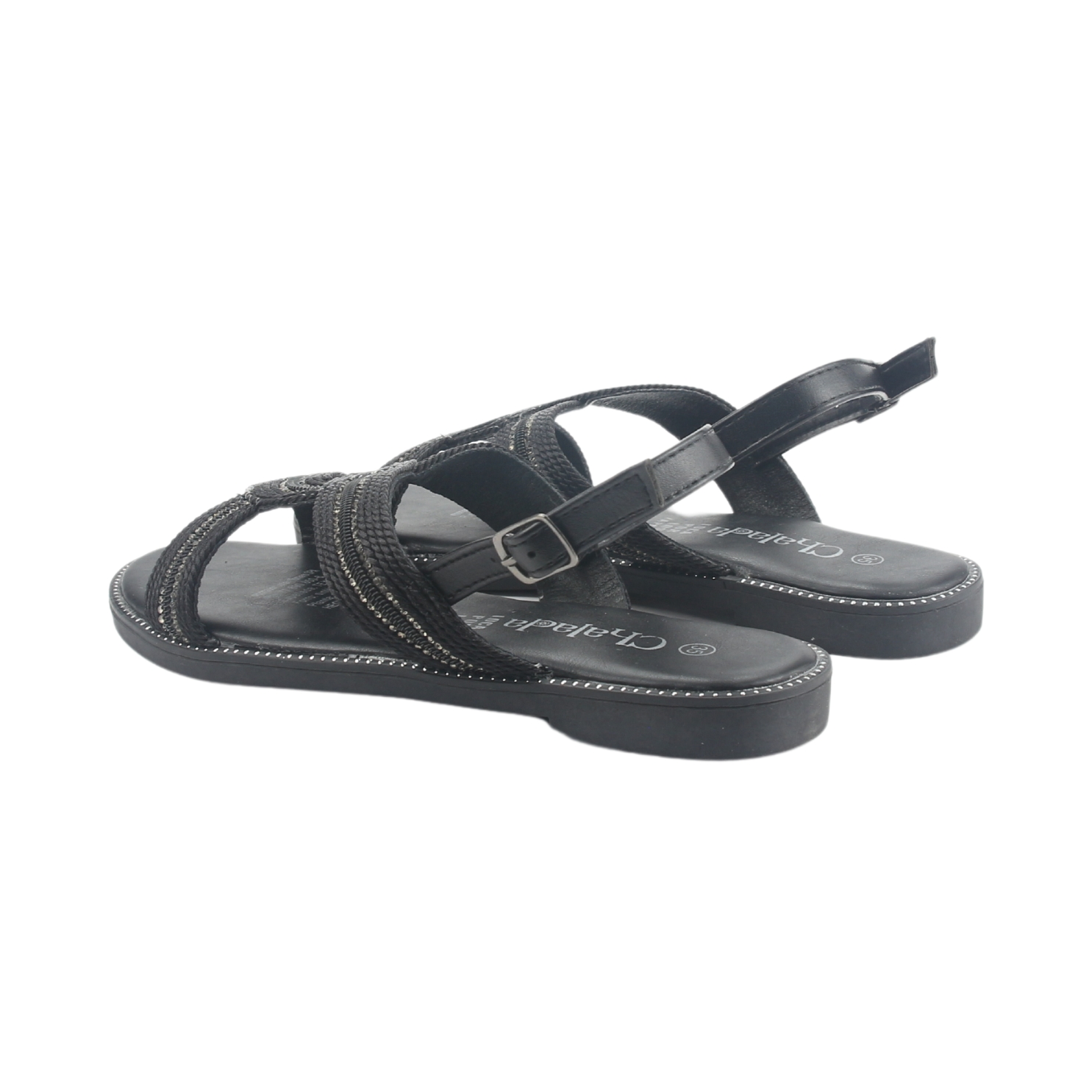 SANDALIA CHALADA MUJER ALKI-10 NEGRO CASUAL - 6