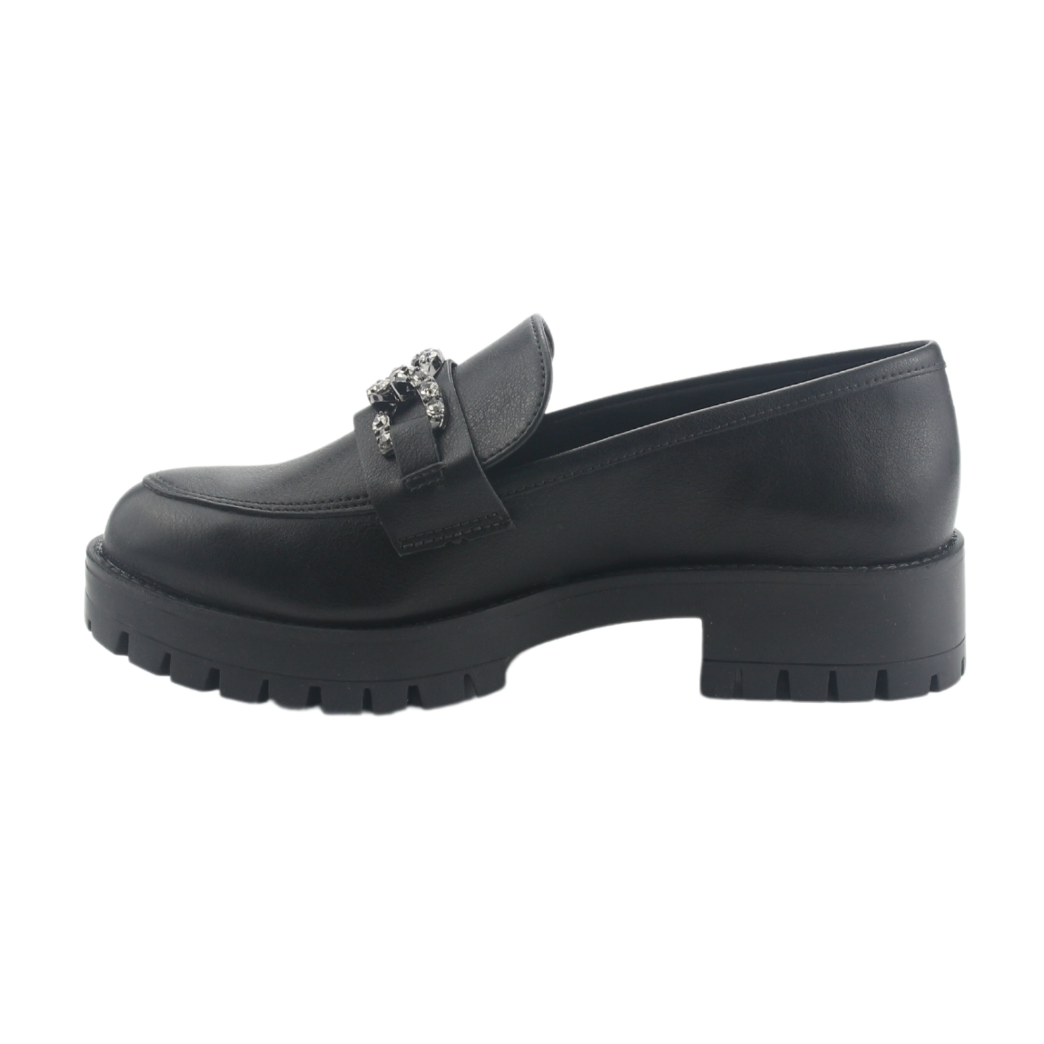MOCASIN VIA MARTE MUJER 083-005-01 NEGRO CASUAL - 2