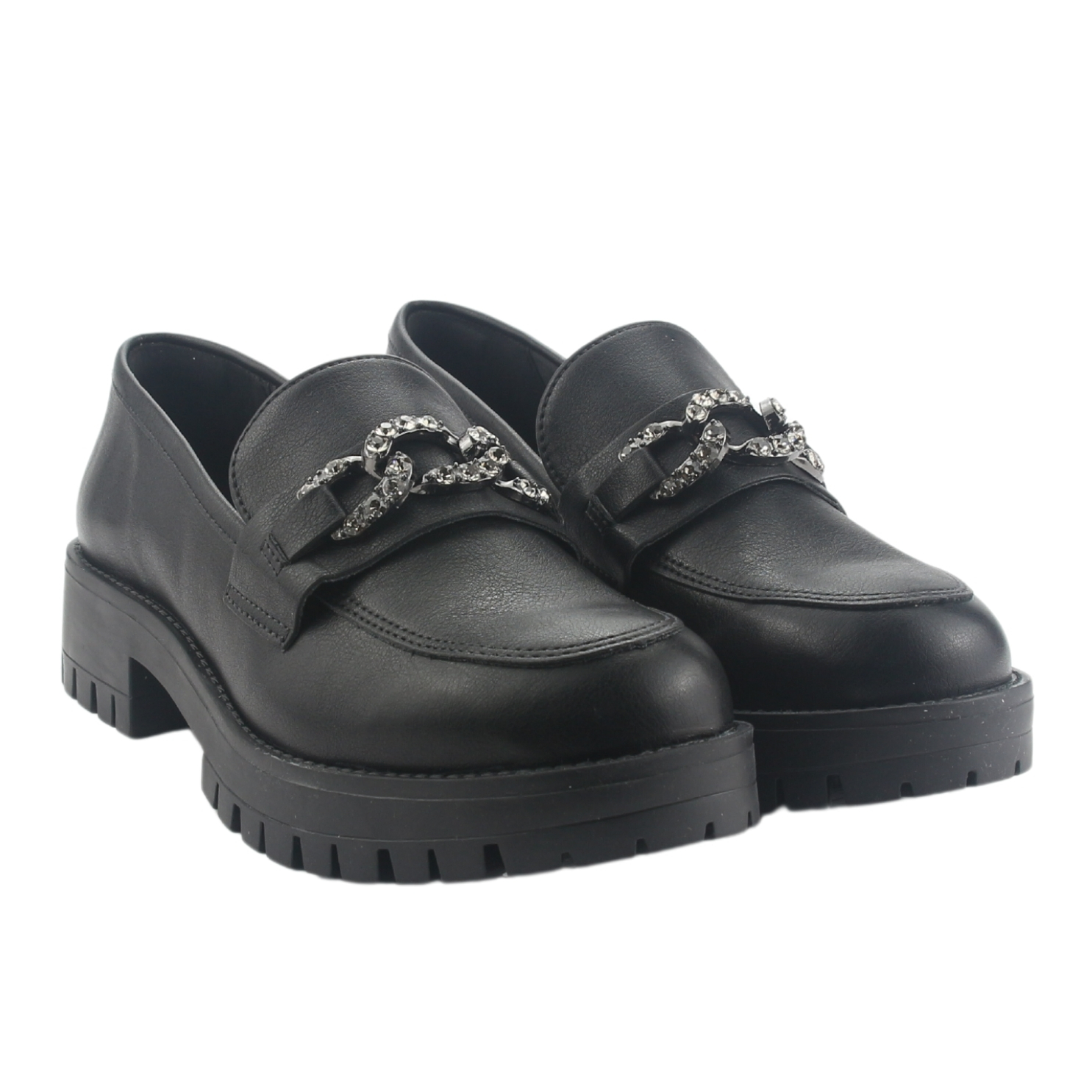MOCASIN VIA MARTE MUJER 083-005-01 NEGRO CASUAL - 5
