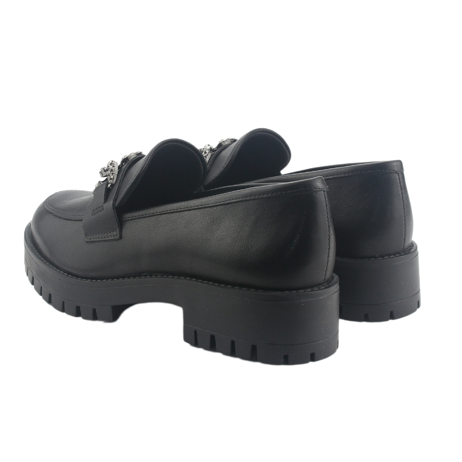 MOCASIN VIA MARTE MUJER 083-005-01 NEGRO CASUAL - 6