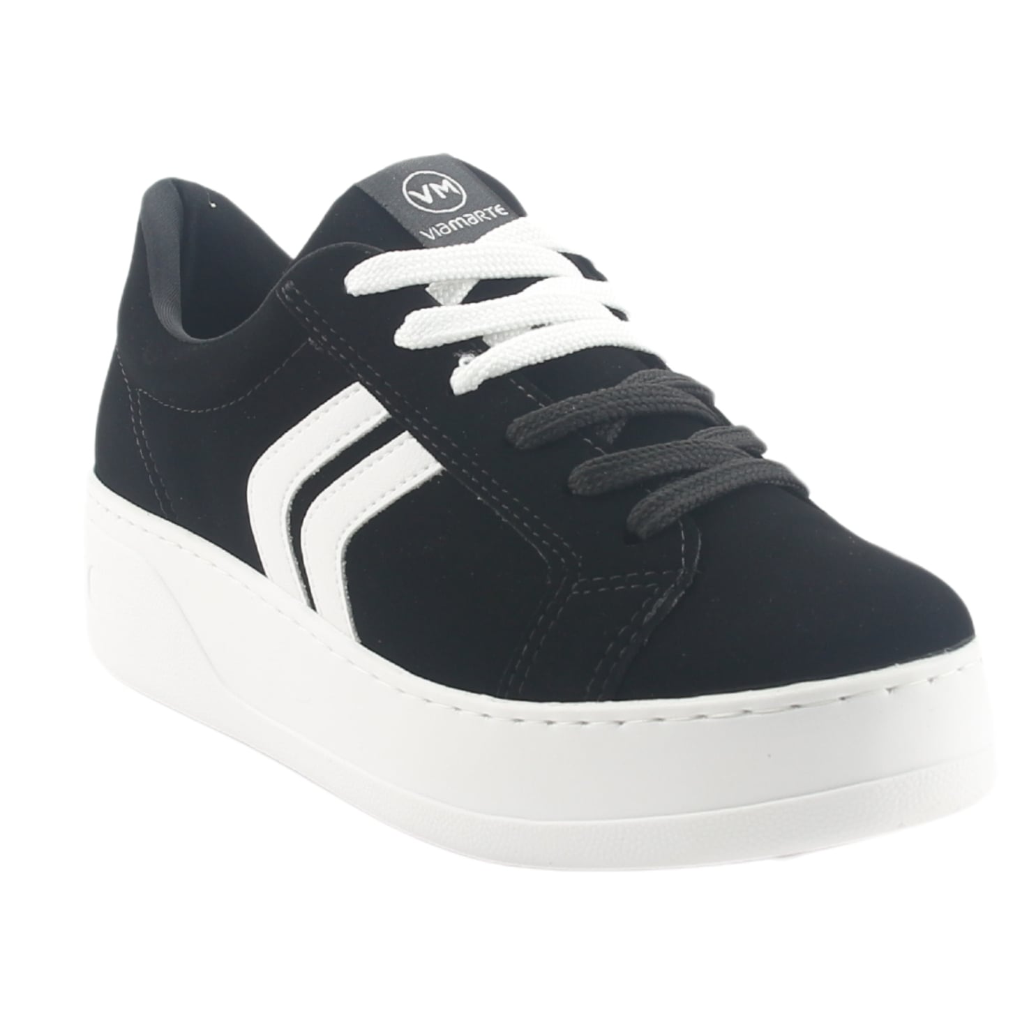 ZAPATILLA VIA MARTE MUJER 023-011-01 NEGRO CASUAL - 3