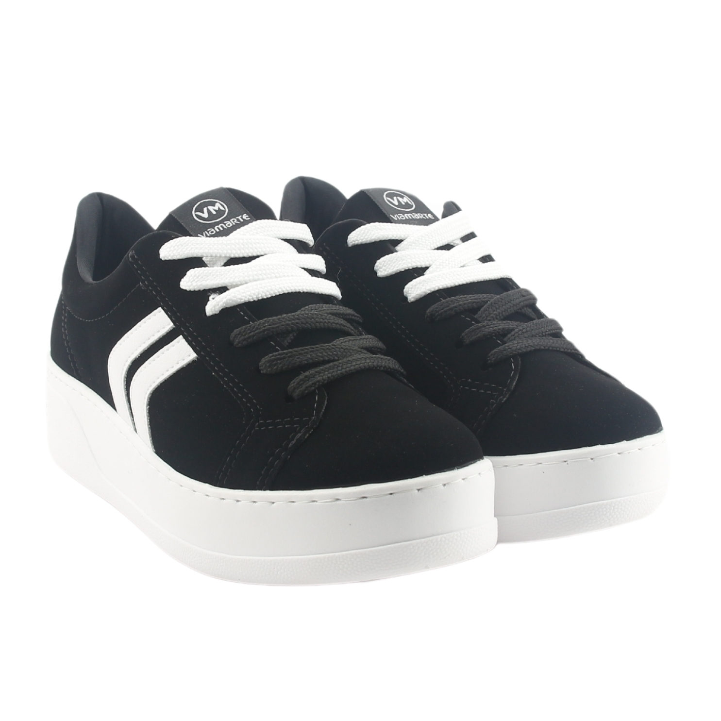 ZAPATILLA VIA MARTE MUJER 023-011-01 NEGRO CASUAL - 5