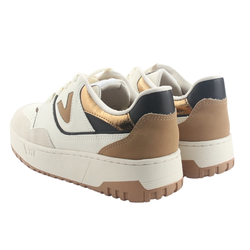 ZAPATILLA VIA MARTE MUJER 042-004-06 BEIGE CASUAL - 6